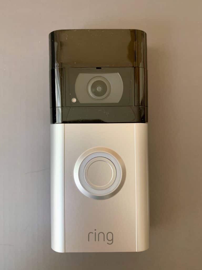 Plan sur sonnette video Ring 3