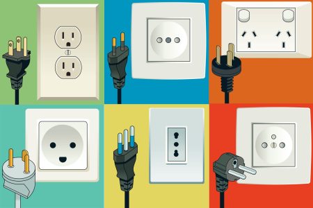 Les différents types de prises électriques dans le monde illustration différentes prises électriques