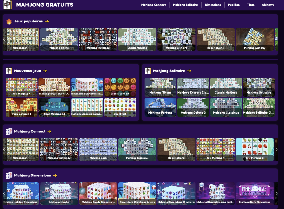 Mahjong Gratuits
