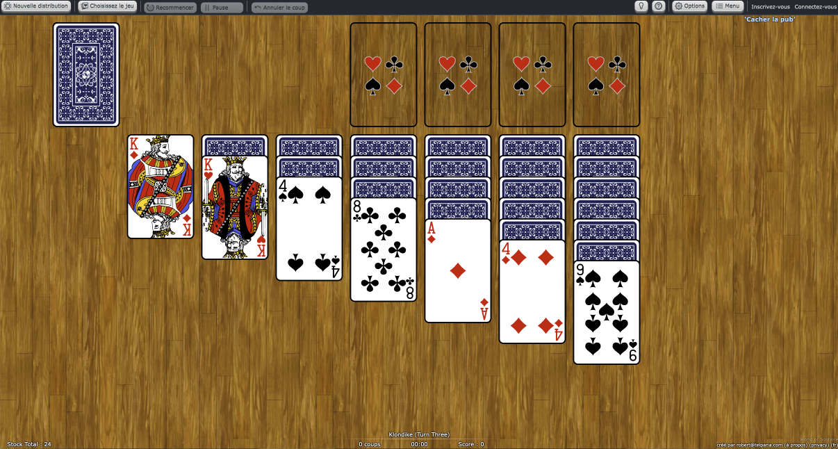 jeu solitaire classique en ligne