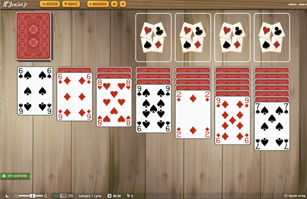 jouer au solitaire moderne en ligne gratuitement