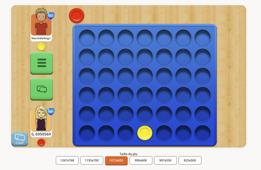 jeu puissance 4 multijoueur classement