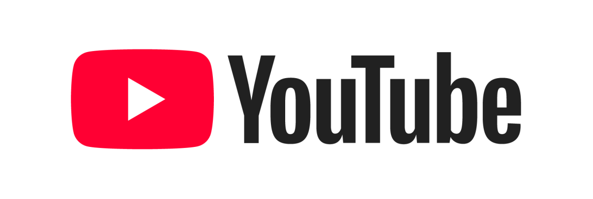 logo youtube blanc rouge noir officiel