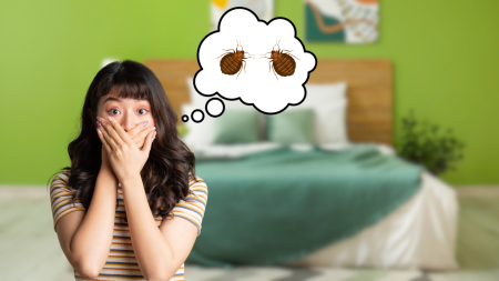 Punaises de lit : un Français invente la solution pour se débarrasser simplement de ces nuisibles femme effrayée par des punaises de lit