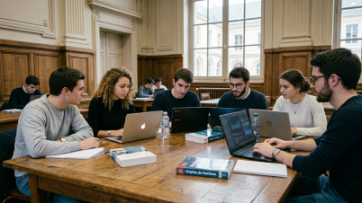 MacBook pour les étudiants : 5 raisons de ne pas craquer, même avec le MacBook Neo Des étudiants utilisant différents modèles d'ordinateur portable