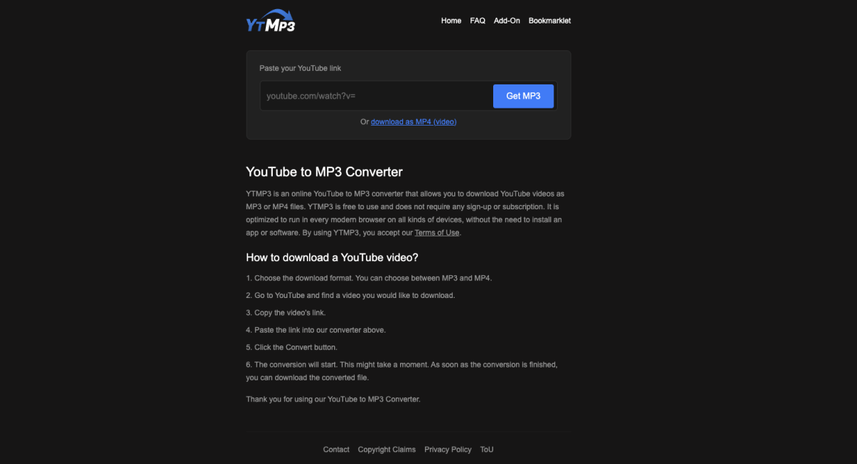 ytmp3 convertisseur youtube mp3 gratuit