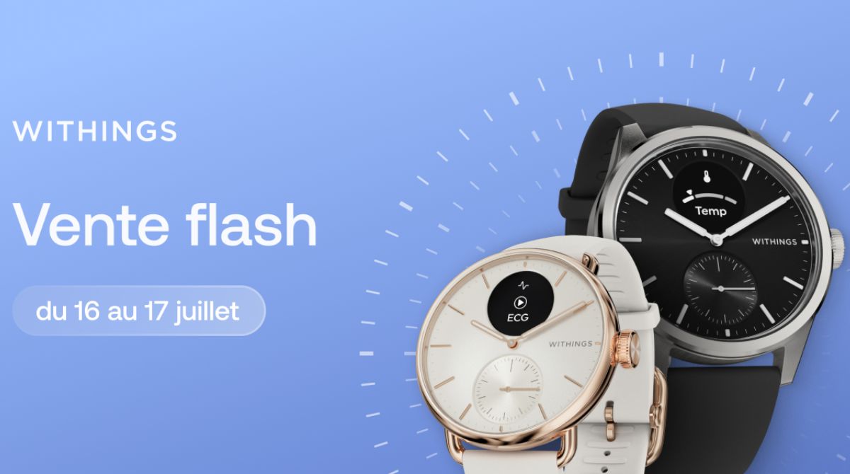 Les montres connectées Withings ScanWatch 2