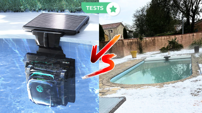 Test (extrême) du Wybot S2 Solar : autonomie solaire vs piscine infernale ! Test extrême Wybot Solar S2