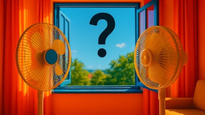 Ventilateur : faut-il l'orienter face ou dos à la fenêtre pour rafraîchir efficacement ? ventilateur fenetre : face ou dos ?
