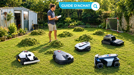 Choisir son Robot‑Tondeuse sans fil : le guide simplifié de 2026 Guide choisir robots-tondeuses