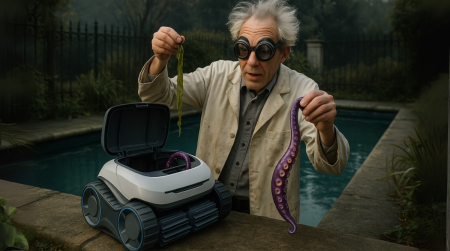 Une guide robot-piscine