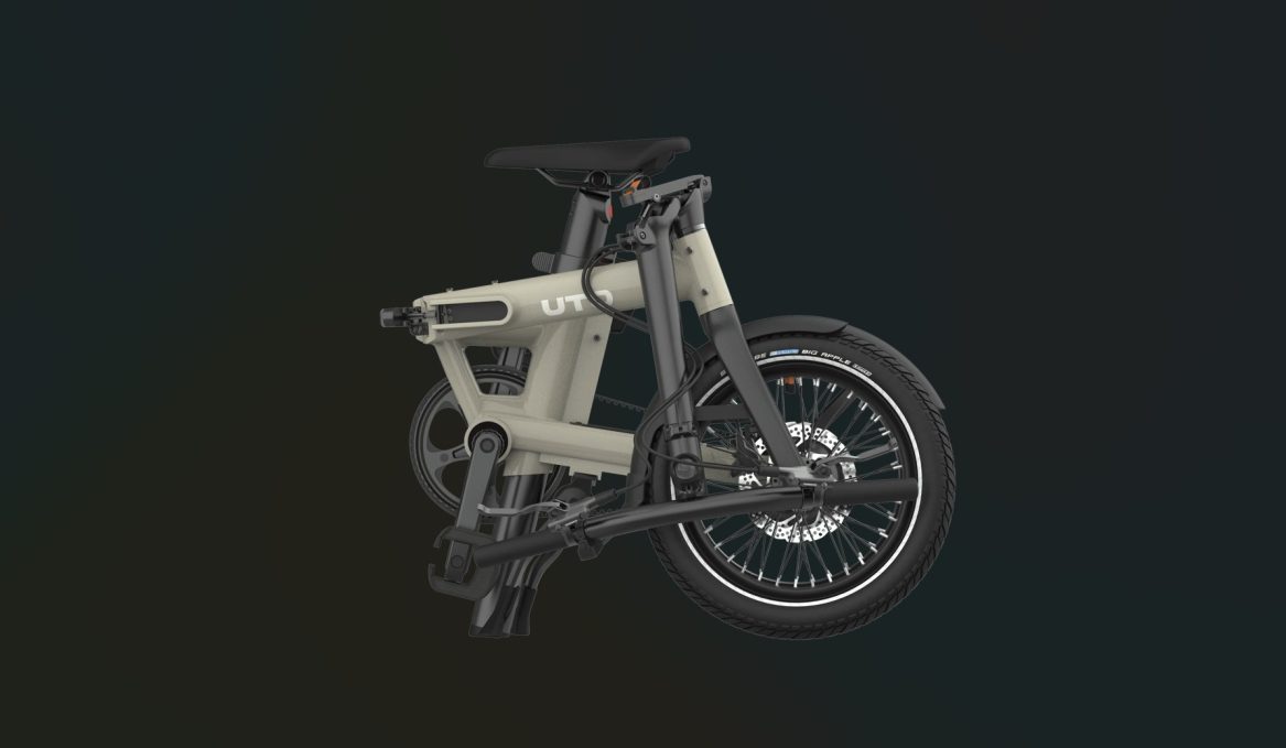 UTO PRO16 vélo plié beige