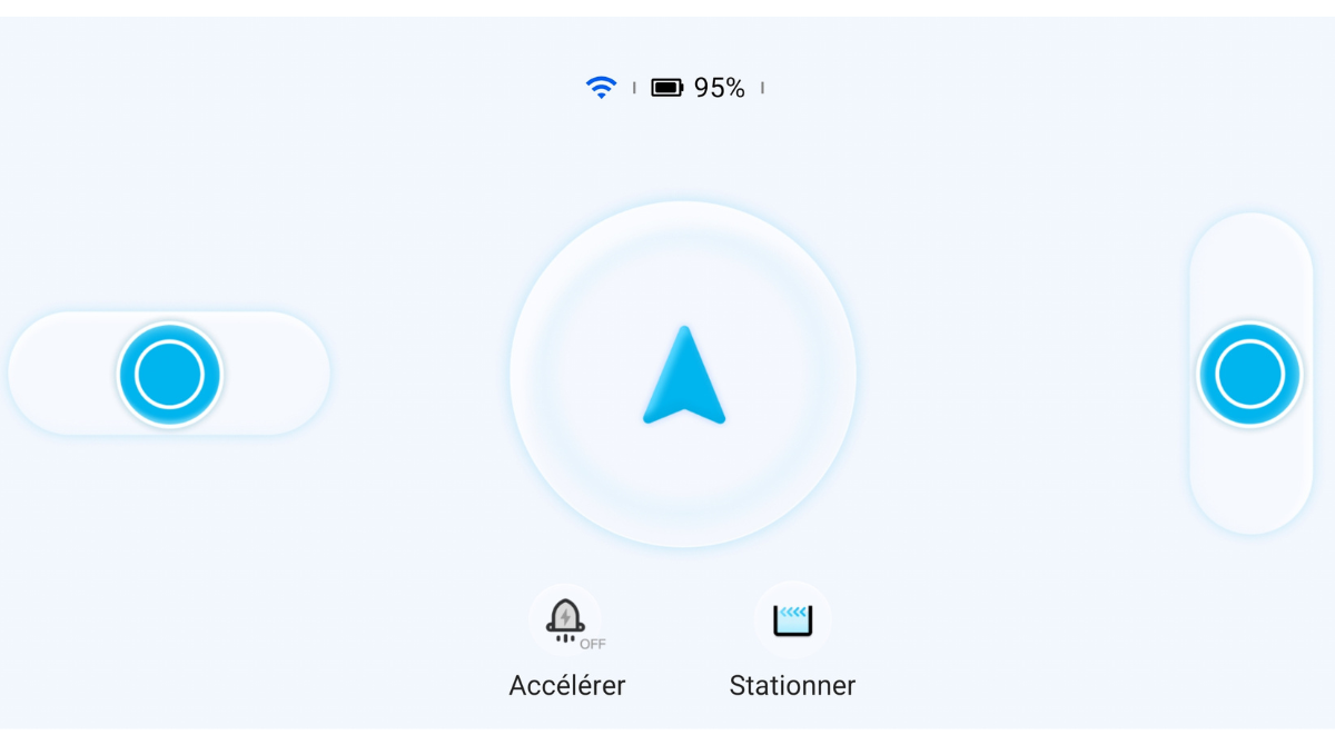application interface mode téléguidé