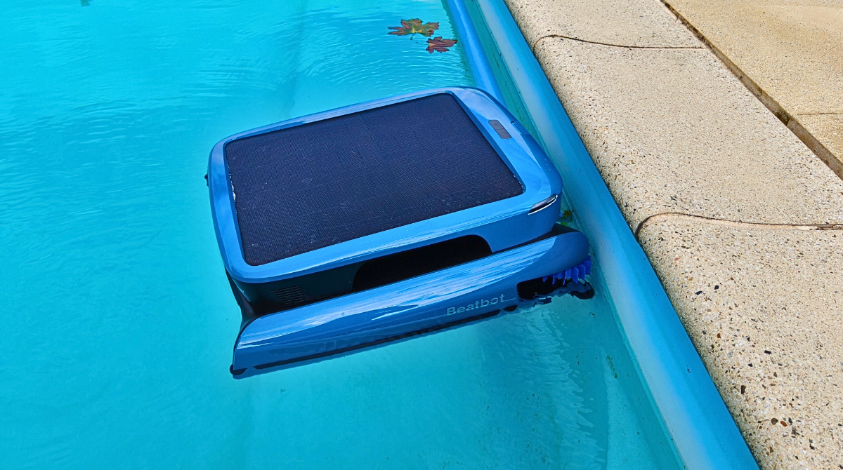 iSkim robot-piscine en position parking