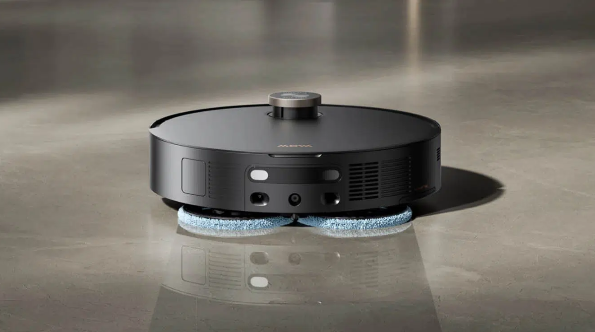 Mobius 60 MOVA en mode serpillère