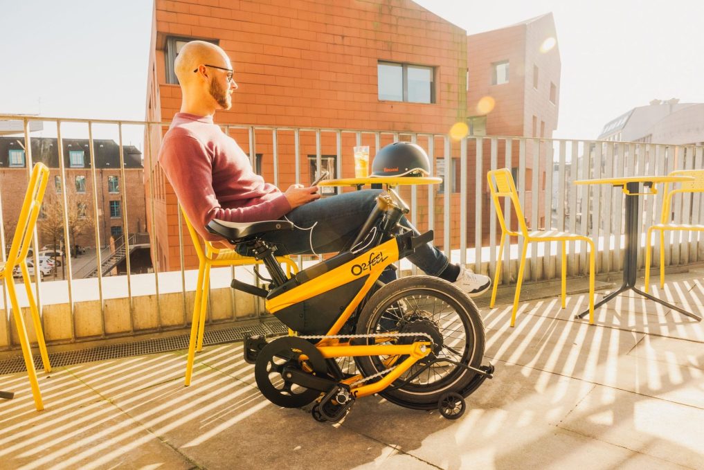 O2feel JIM vélo pliant électrique USB-C