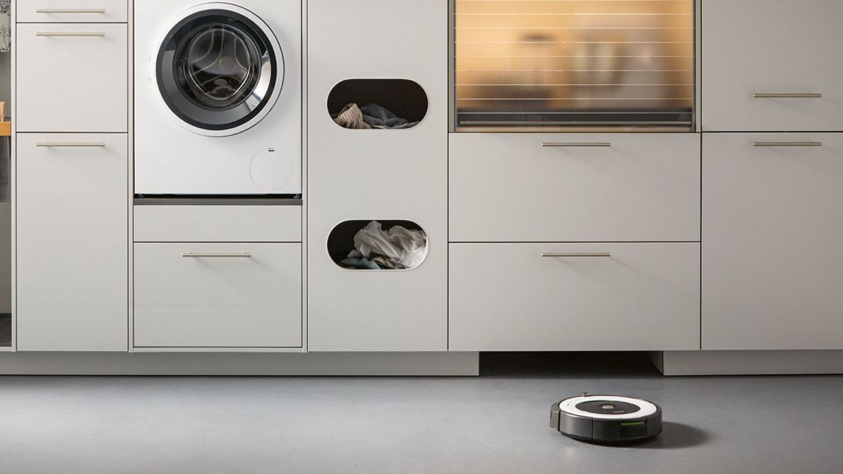 Garage de robot aspirateur