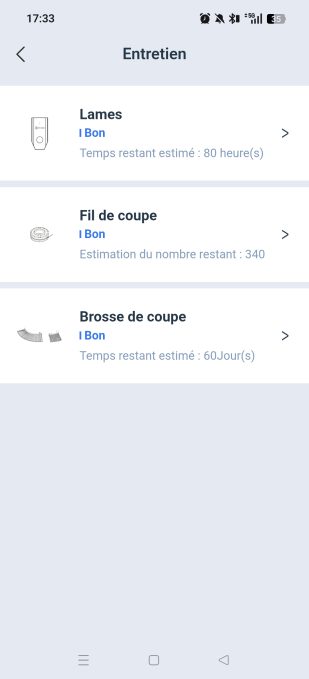 journal d'entretien appli ecovacs home
