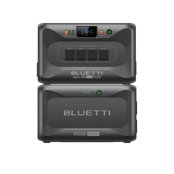 BLUETTI Apex 300 & B500K packshot