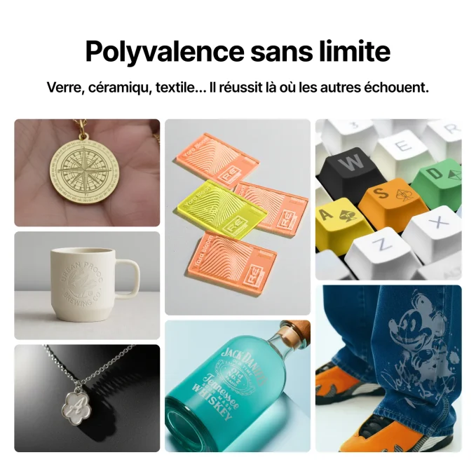 xTool F2 Ultra UV gravure multi matériaux