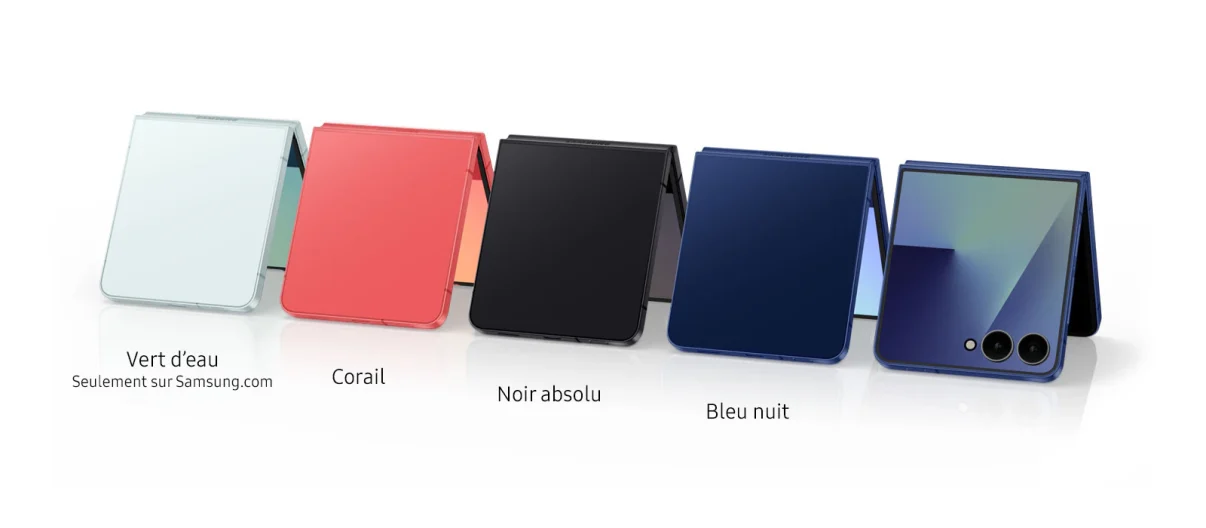 Les déclinaisons du Samsung Z flip 7