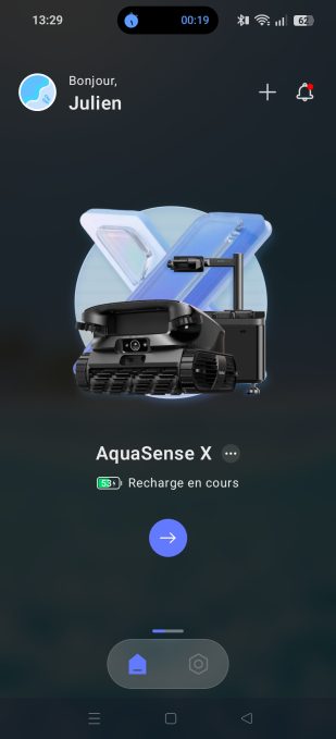 Beatbot appli page d'accueil 