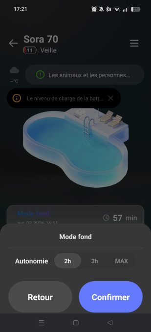 Application Beatbot temps par mode