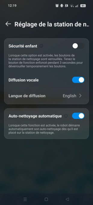 Beatbot appli réglages