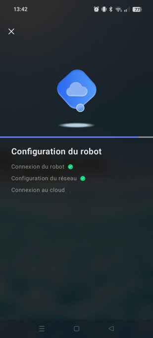 configuration du robot wifi