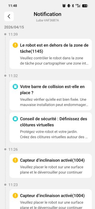 app mammotion notifs
