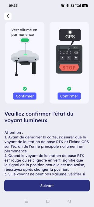 App Anthbot Cartographie préparatifs