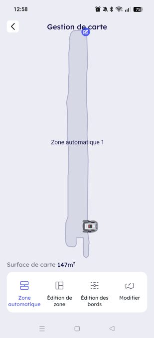 appli Anthbot réglages arborescence