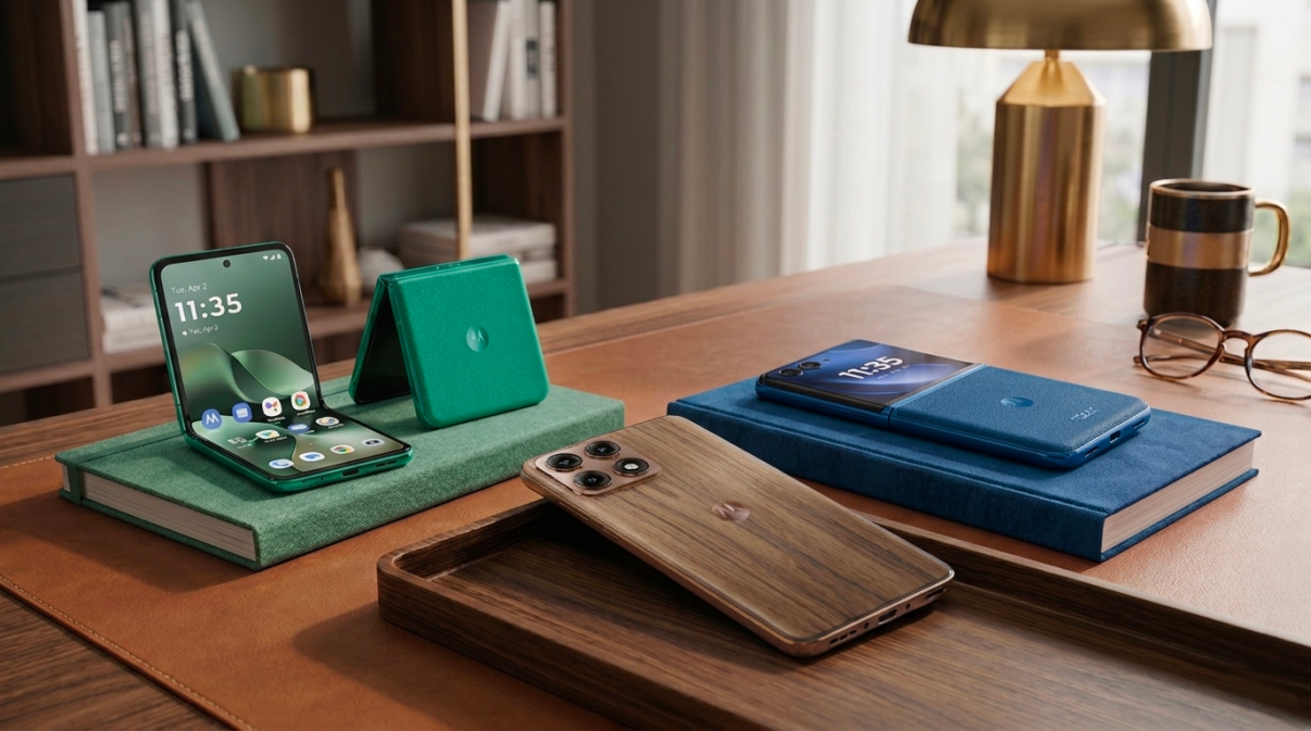 Motorola Razr 70, Ultra et Edge 70 Pro : les designs des smartphones 2026 se dévoilent officieusement, avec un twist Visuel d'illustration des smartphones Motorola 2026