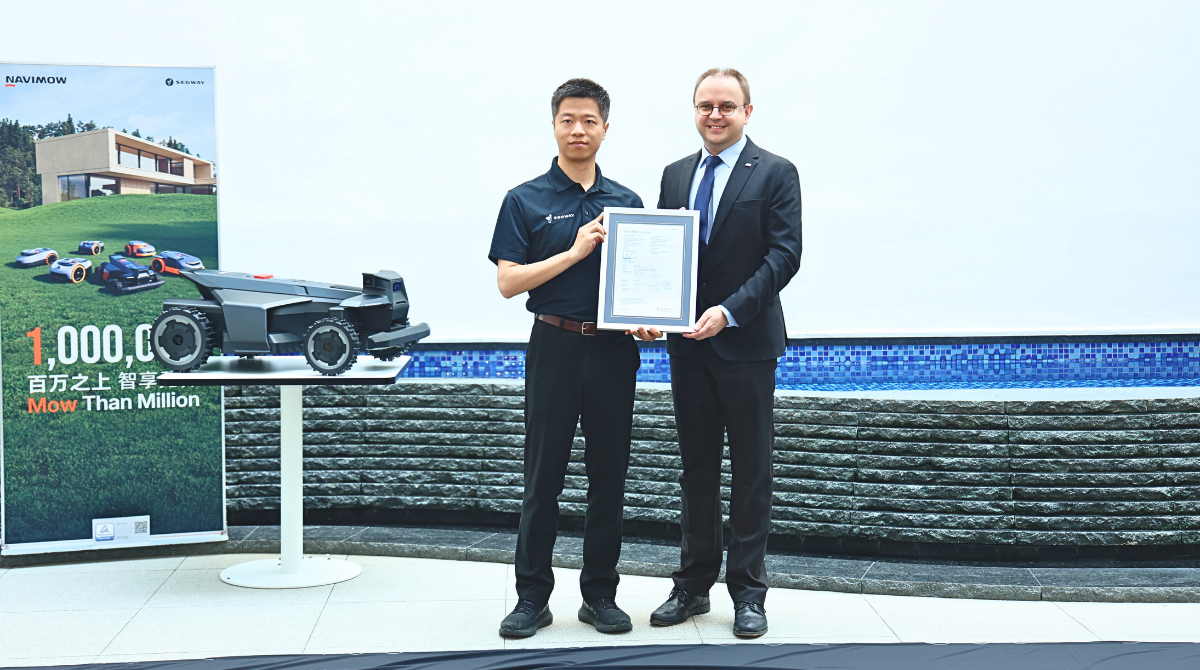 Succès Segway Navimow Calvin Chen et Frank Holzmann