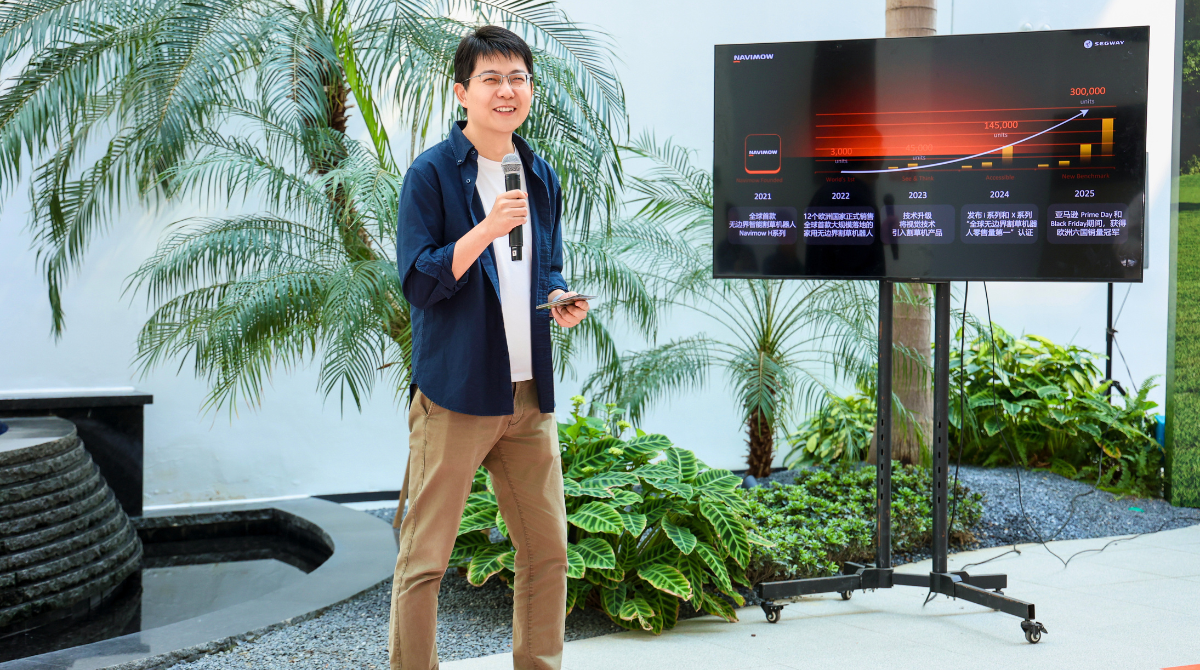 Succès Segway Navimow discours George Ren