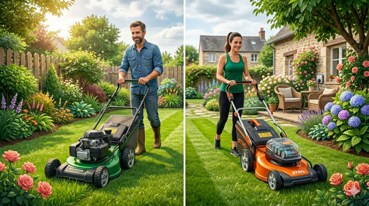 Tondeuse thermique vs électrique : laquelle choisir pour votre jardin en 2026 ? tondeuse thermique ou electrique