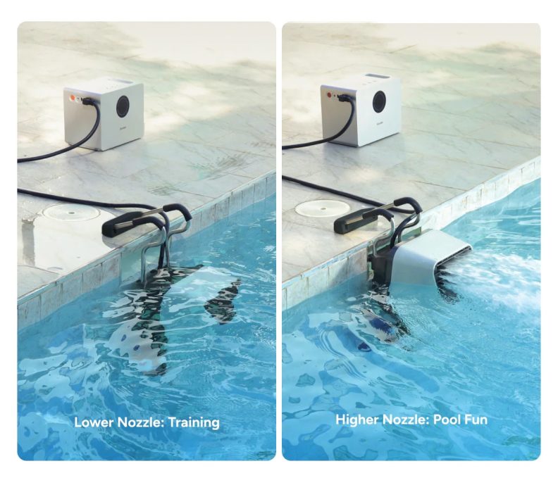 2 modes d'utilisation du igarden swim jet x
