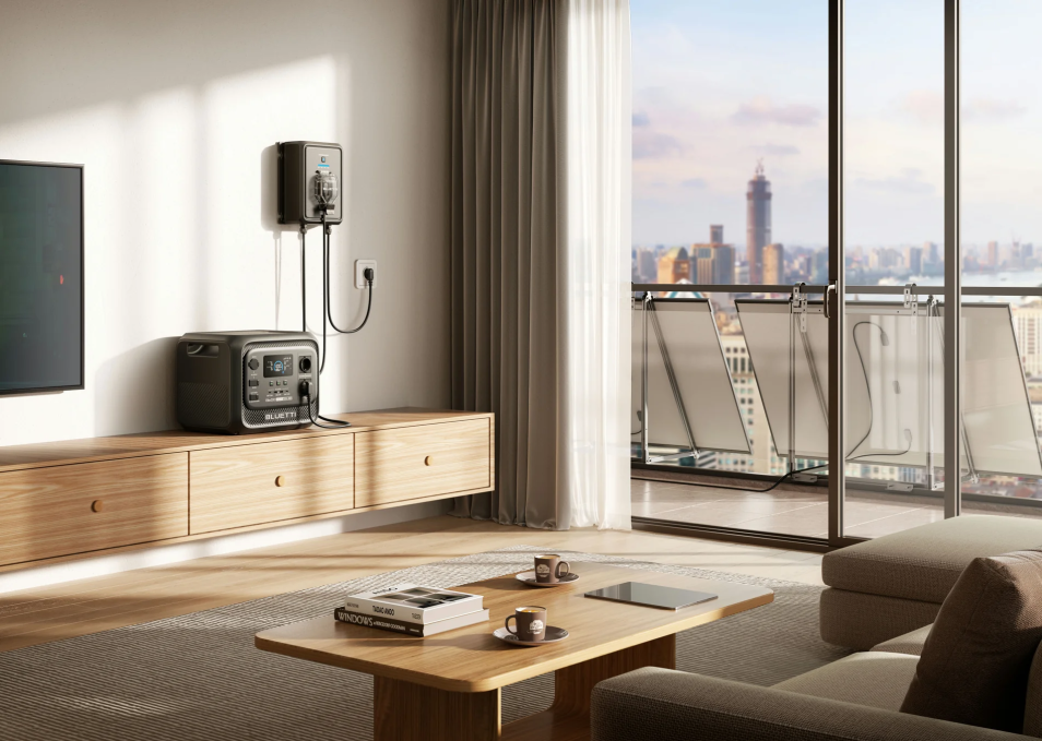 Bluetti Balco Transfer Hub dans un appartement