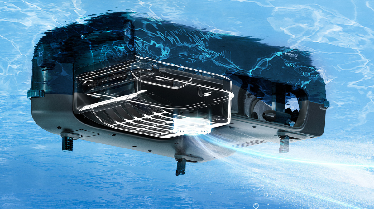 EcoSurfer S2 en train de distribuer du chlore
