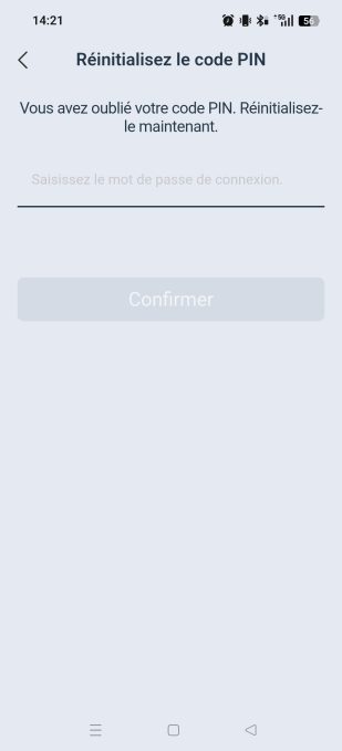 appli Ecovacs Home code PIN