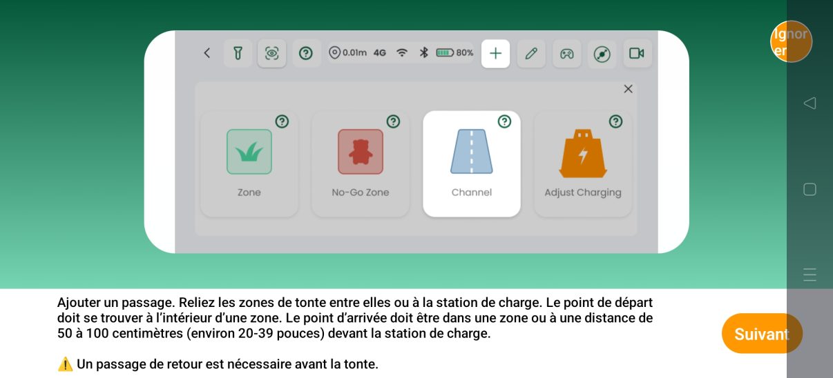 appli Lymow édition cartographie