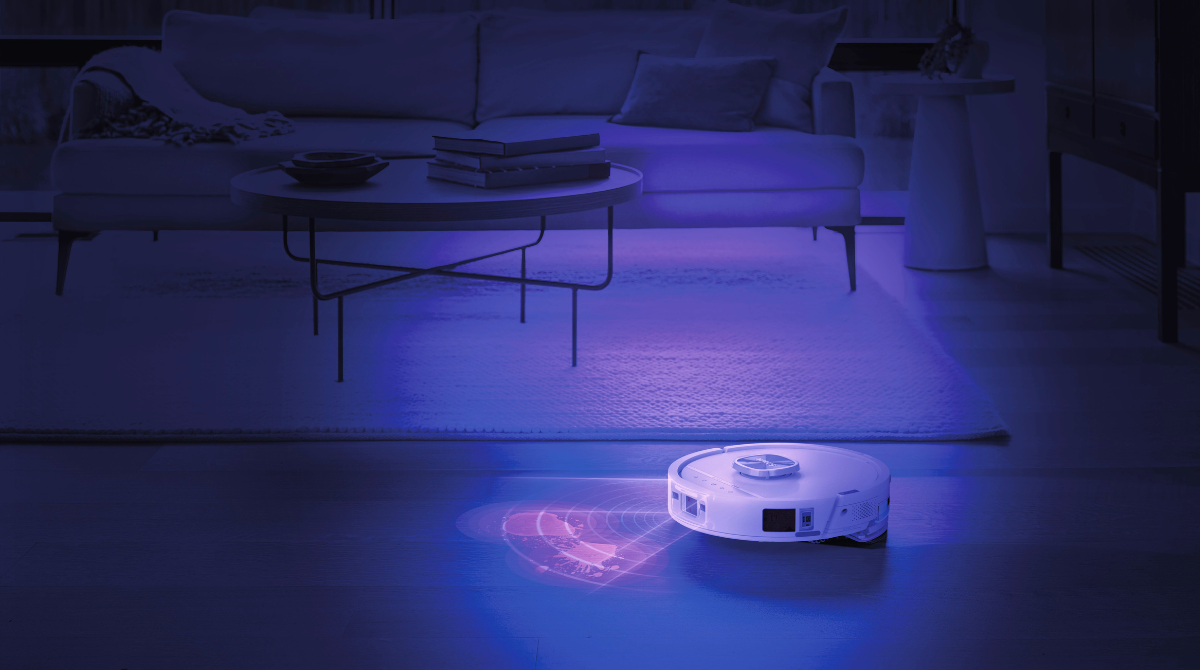 Shark PowerDetect UV Reveal qui va attraper les taches la nuit