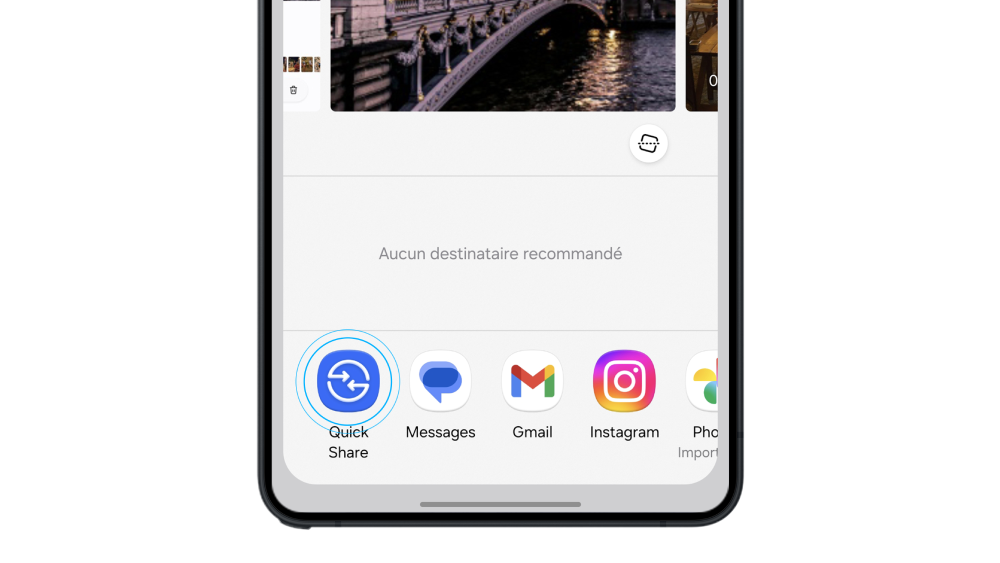 Envoi de fichiers via Quick Share (2)