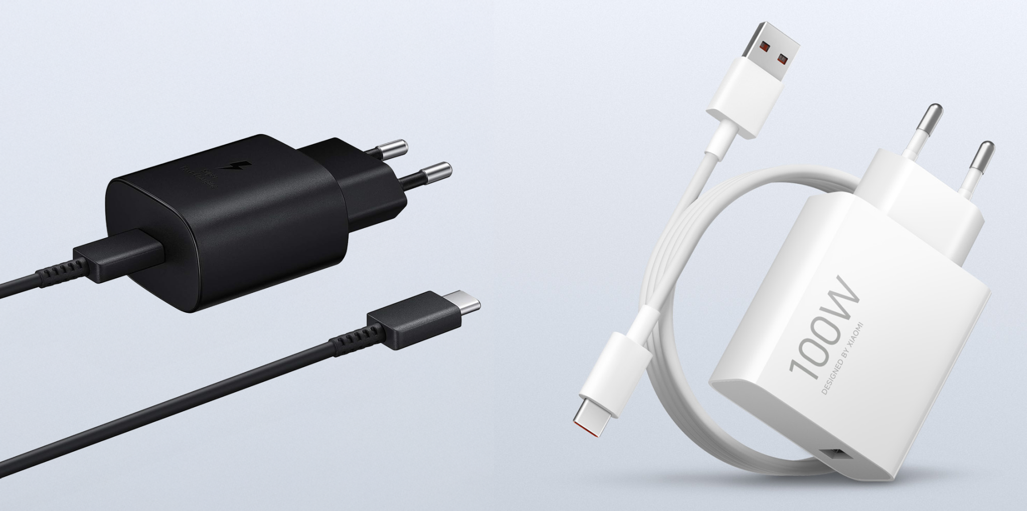 Exemples de chargeurs rapides