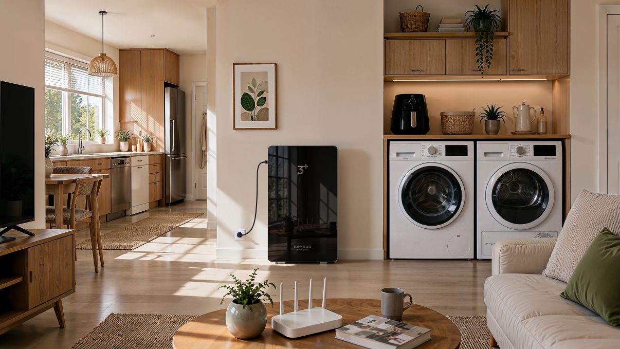 SAMDUO Nex E6000 dans une maison