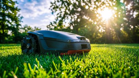 Robot tondeuse : le Goalker H1 est l’une des bonnes surprises du Prime Day Goalker H1 sur la pelouse