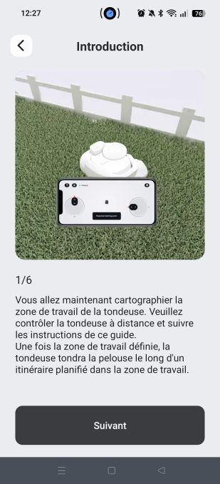 appli navimow tuto cartographie