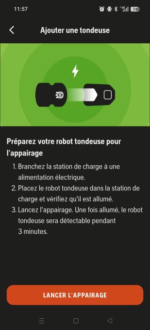 appli automower connect ajouter tondeuse