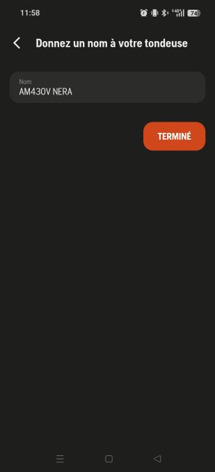 appli automower connect renommer tondeuse
