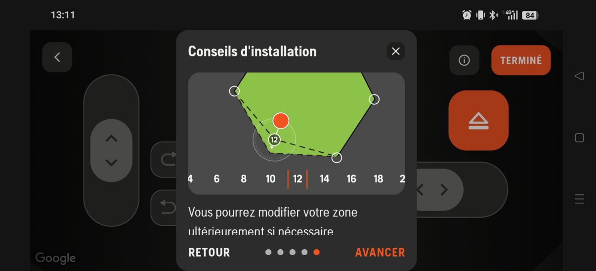 appli automower connect interface cartographie tuto